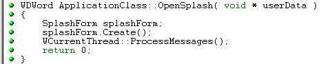 Open Splash code